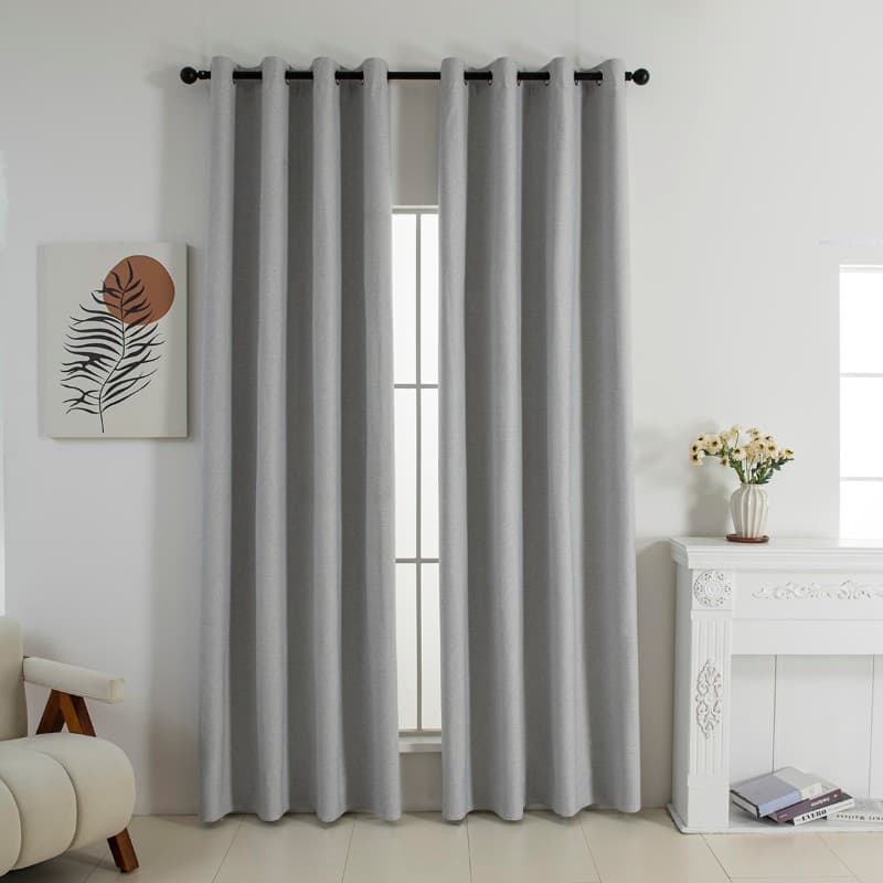 Κουρτίνα Beauty Home Blackout Elite Art 8392 Light Grey-Νο3 Ασημί 140x270cm