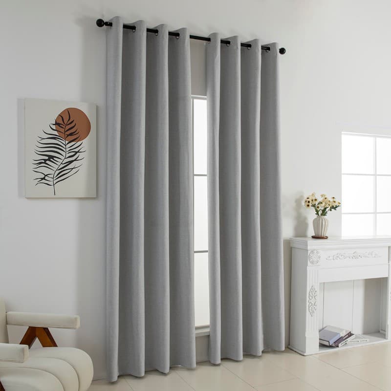 Κουρτίνα Beauty Home Blackout Elite Art 8392 Light Grey-Νο3 Ασημί 140x270cm - 2