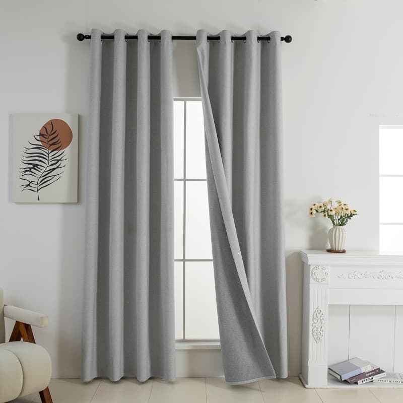 Κουρτίνα Beauty Home Blackout Elite Art 8392 Light Grey-Νο3 Ασημί 140x270cm - 6