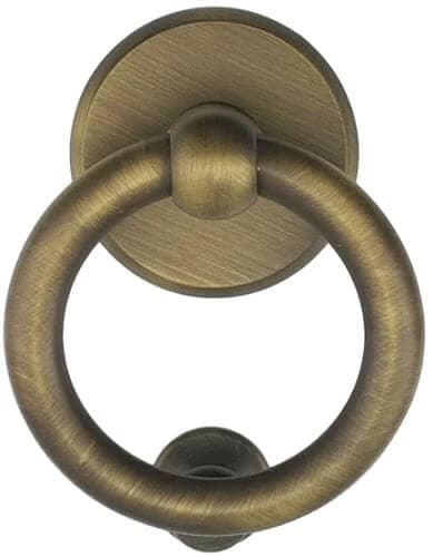Ρόπτρο Πόρτας Benini Anello Σατινέ Μπρονζέ 11,5x14,5cm