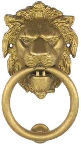 Ρόπτρο Πόρτας Benini Leone Anello Vibrato 10,5x19,8cm