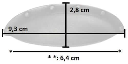 Χούφτα Επίπλων Εξωτερική Citterio Giulio 8-952 064mm Ματ Νίκελ - 2