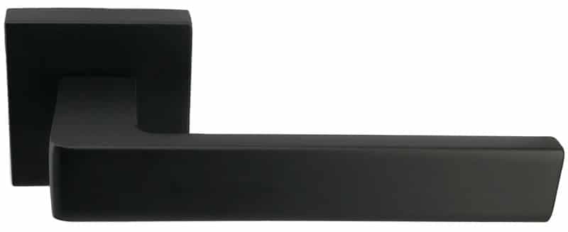 Πόμολα Πόρτας με Ροζέτα Forme Asti Ματ Μαύρο