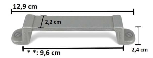 Λαβή Επίπλων Gem MZ 320 Διαστάσεις