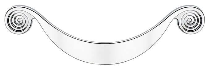 Λαβή Επίπλων Roline 545 128mm Χρώμιο
