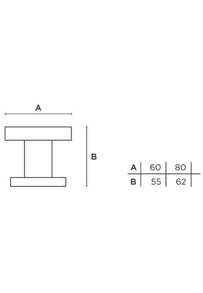 Μπουλ Εξώθυρας Convex 785 Σατινέ Inox / Ματ Νίκελ - 2