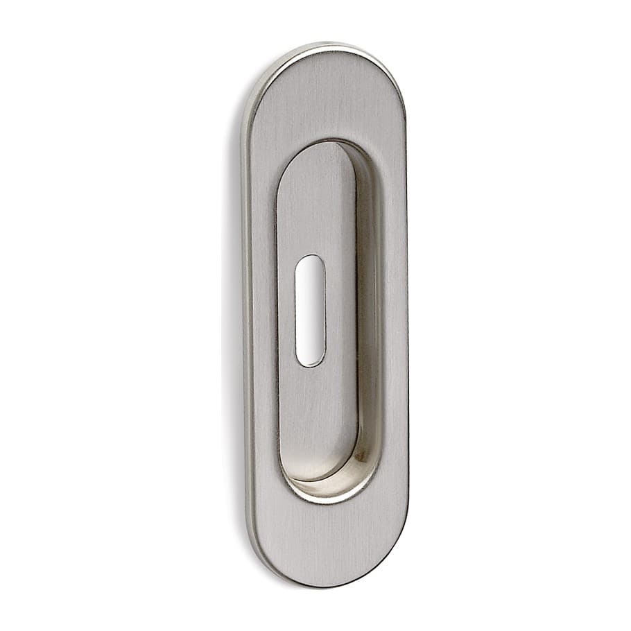Χούφτα Συρόμενης Πόρτας Conset C165 Ματ Νίκελ 3,9x12,5cm (1 τεμάχιο) - 2