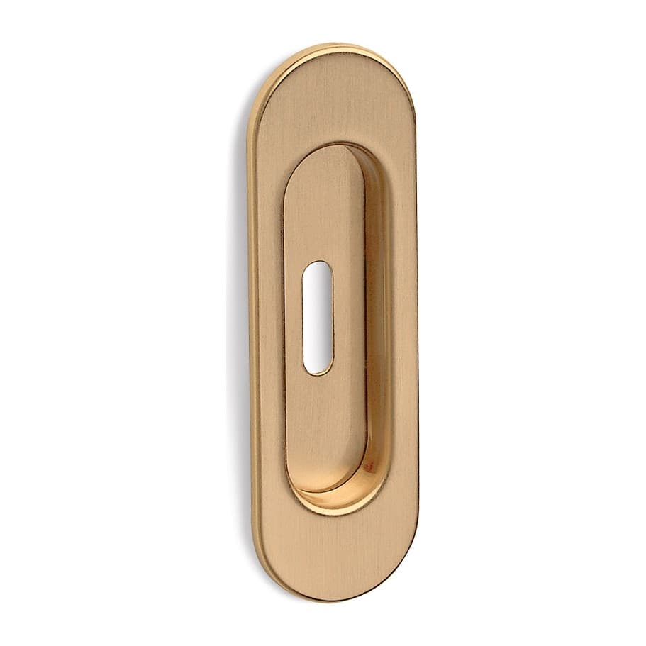 Χούφτα Συρόμενης Πόρτας Conset C165 Ματ Όρο 3,9x12,5cm (1 τεμάχιο) - 2