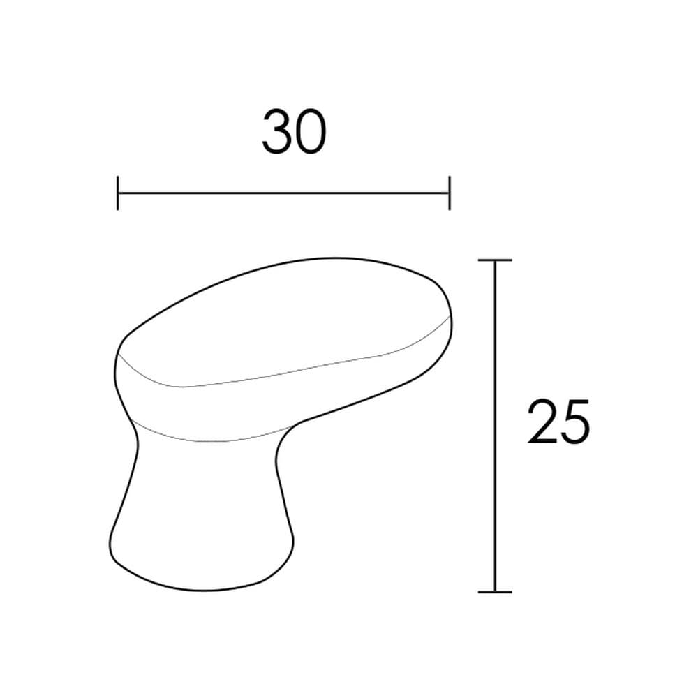 Πόμολο Επίπλων Conset C223 Ματ Νίκελ 30mm - 2