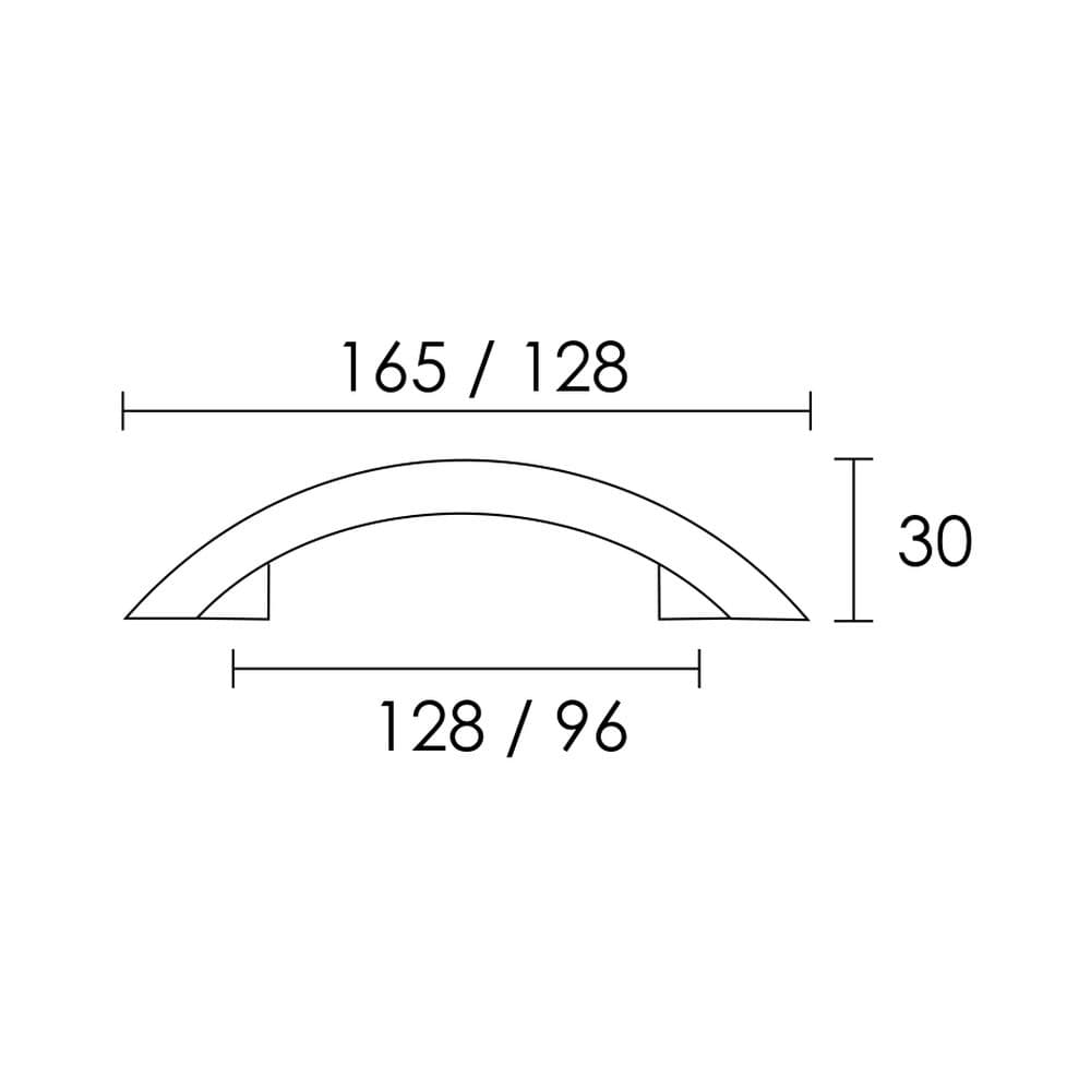 Λαβή Επίπλων Conset C504 Ματ Μαύρο 96mm - 3