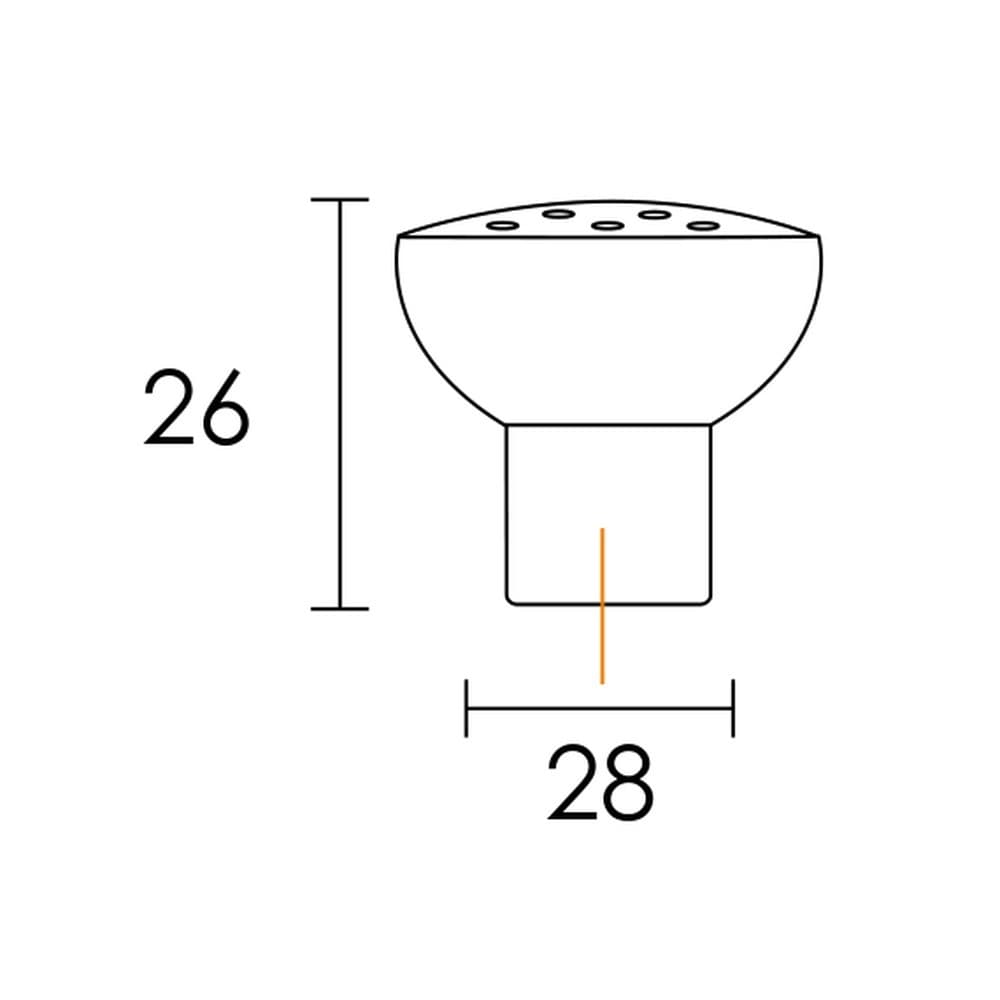 Πόμολο Επίπλων Conset C567 Σατινέ Νίκελ Φ28mm - 2