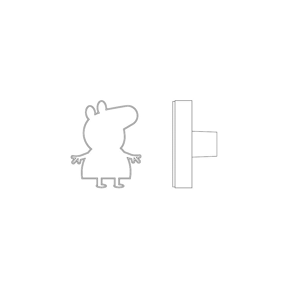 Πόμολο Επίπλων Conset C849 P16 Peppa 36,5x45,5mm - 2