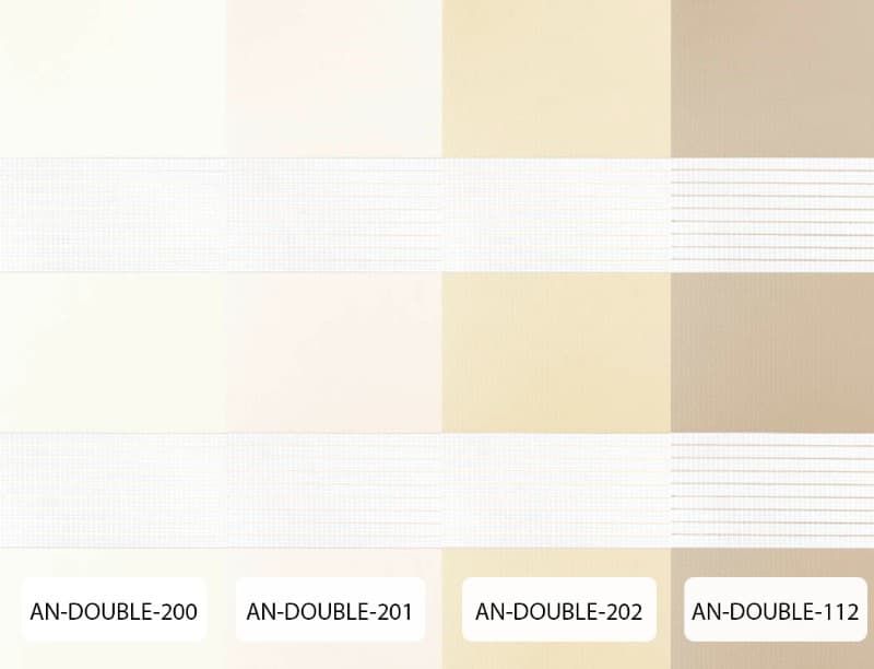Ρολοκουρτίνα Διπλή Μέρα / Νύχτα FS Home AN-DOUBLE-112 Μπεζ / Εκρού - 2