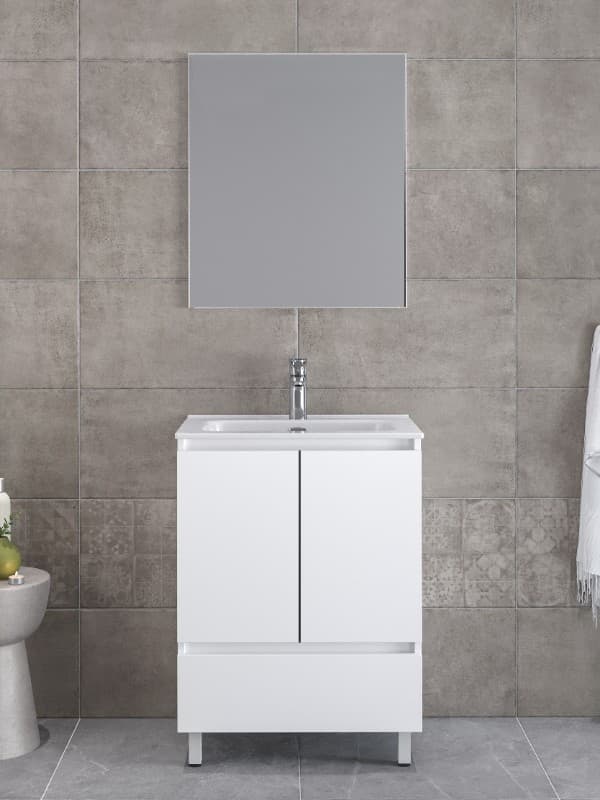 Έπιπλο Royal Malaga 60 Λευκό γυαλιστερό 61x72x46cm