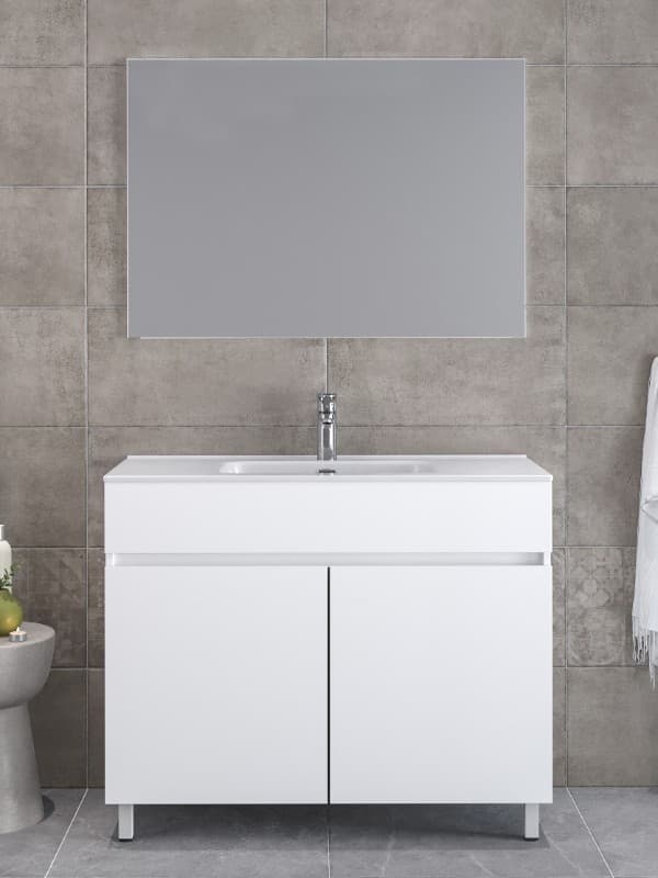 Έπιπλο Royal Toledo 100 Λευκό γυαλιστερό 101x72x46cm