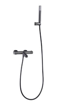 Μπαταρία Λουτρού Θερμοστατική Imex Monza BTM039-4BGM Black Gun Metal PVD