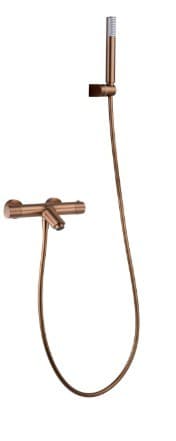 Μπαταρία Λουτρού Θερμοστατική Imex Monza BTM039-4ORC Ματ Rose Gold / Χαλκός PVD