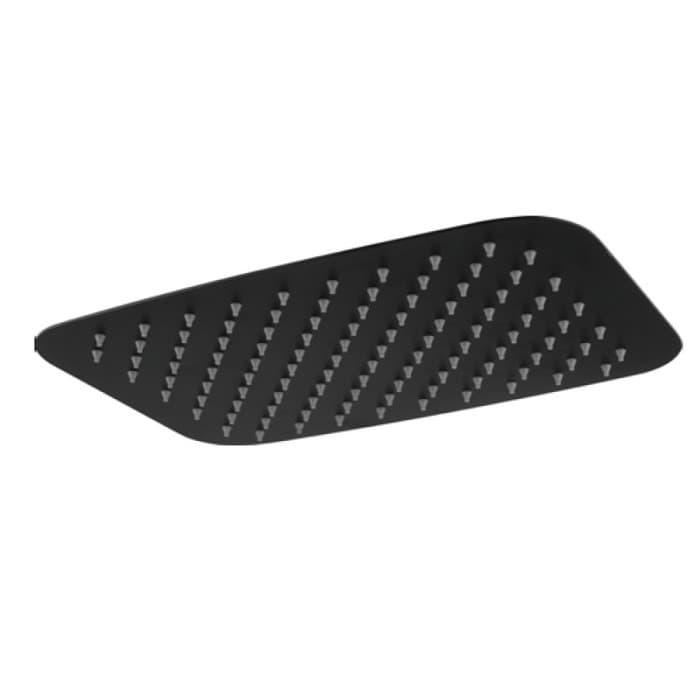 Ανακλινόμενη Κεφαλή 25x40cm S304L Imex RDR002/NG Ματ Μαύρο