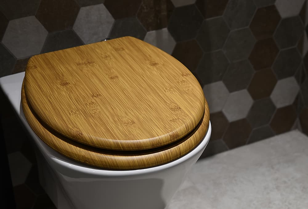 Κάλυμμα Λεκάνης AWD Bamboo AWD02181598 Ξύλο 37,3x45,5x5,7cm - 7