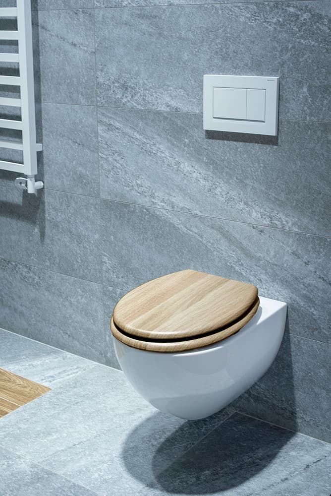 Κάλυμμα Λεκάνης AWD Natur AWD02181702 Ξύλο 37x45,7x5,8cm - 6