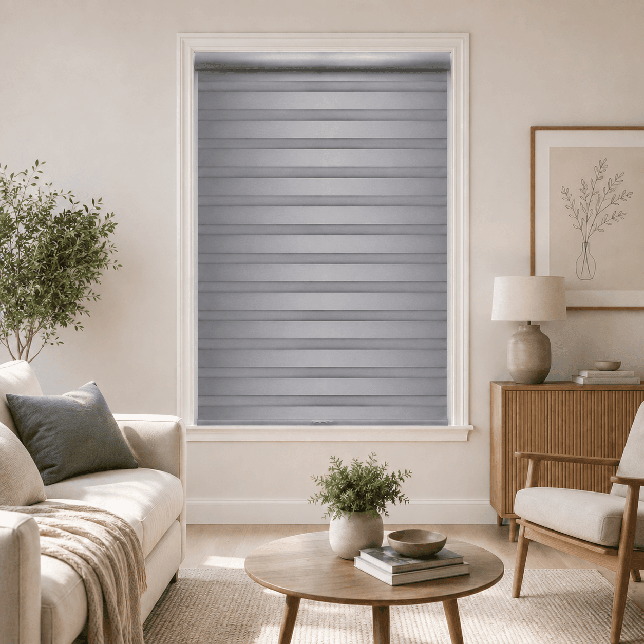 Ρολοκουρτίνα Διπλή Μέρα / Νύχτα MRShome DRD-GR120230 Γκρι 120x230cm - 2