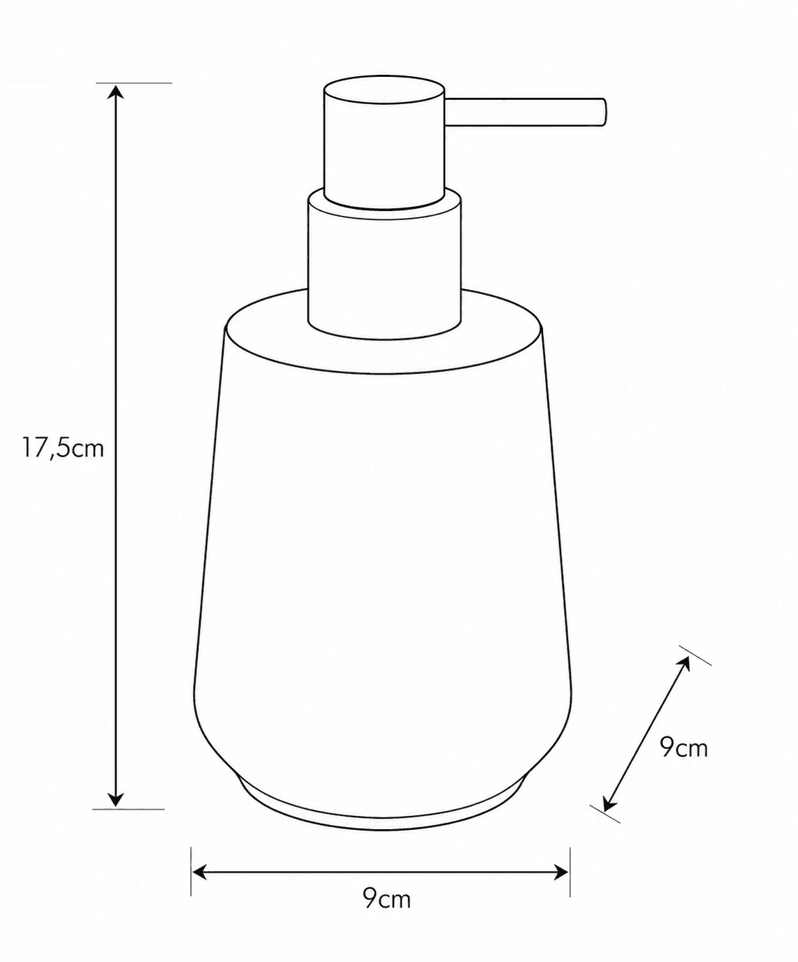 Ντισπένσερ Επικαθήμενο MRShome DS-4650L05 Polyresin Μπεζ Φ9x17,5cm - 5