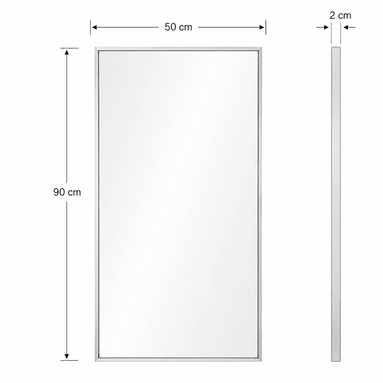Καθρέπτης μπάνιου MRShome MRS4601000 50x90cm - 4