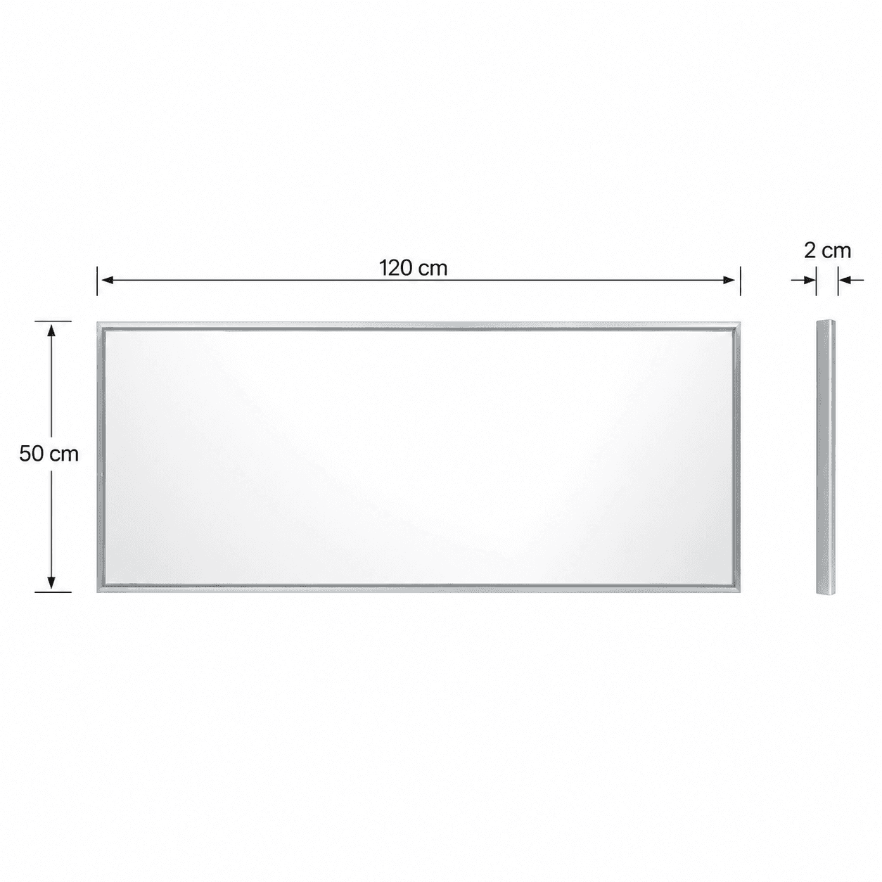 Καθρέπτης μπάνιου MRShome MRS4601007 120x50cm - 3