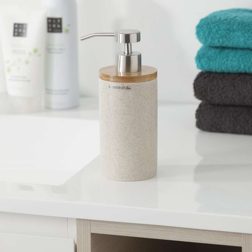 Ντισπένσερ Επικαθήμενο Sealskin Grace 361910265 Άμμου 350ml - 4