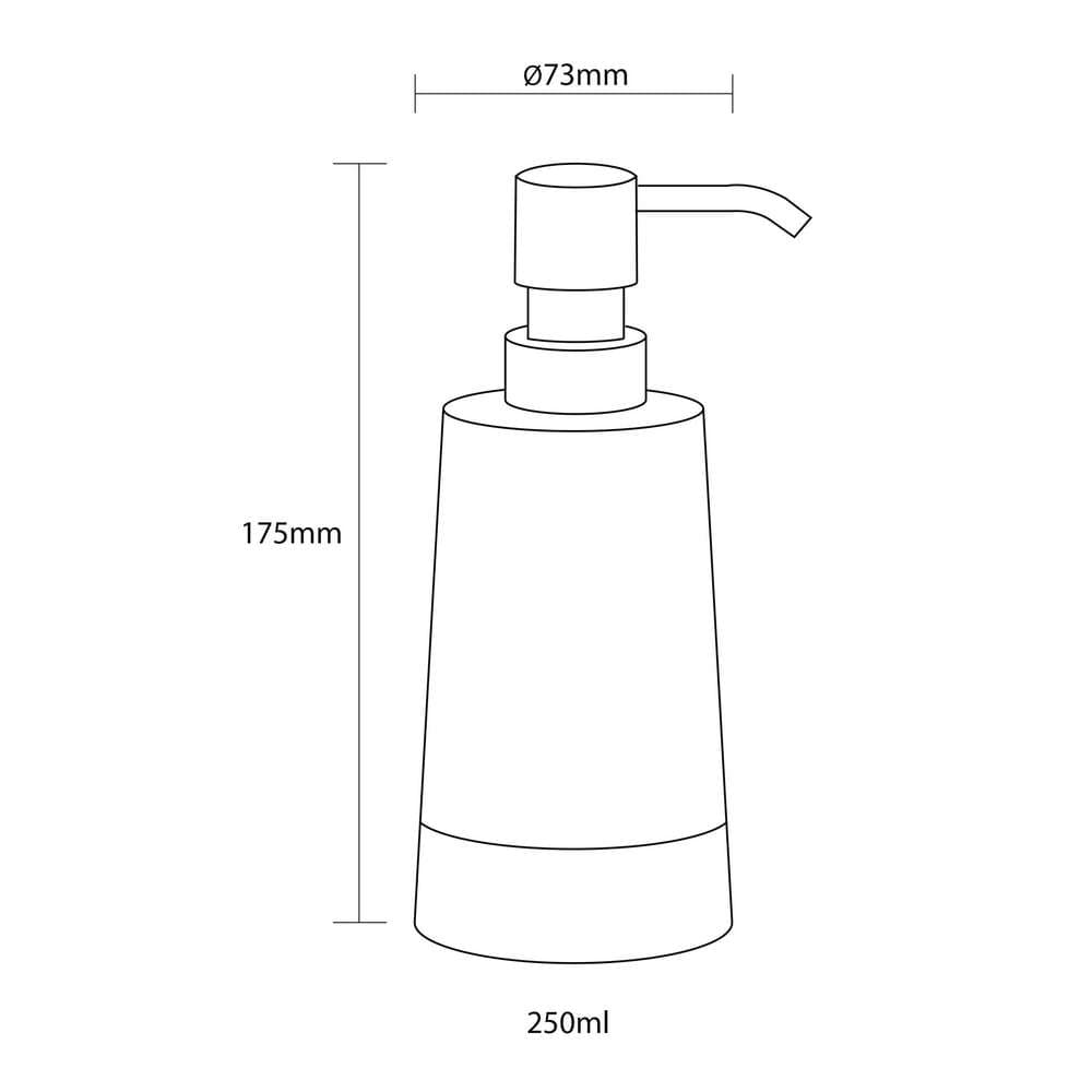 Ντισπένσερ Επικαθήμενο Sealskin Glossy 362320218 Ασημί 250ml - 3