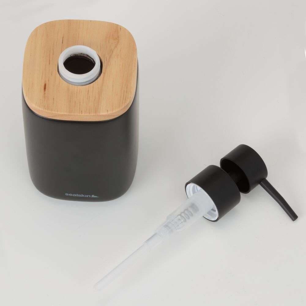 Ντισπένσερ Επικαθήμενο Sealskin Mind 800055 Μαύρο 200ml - 4