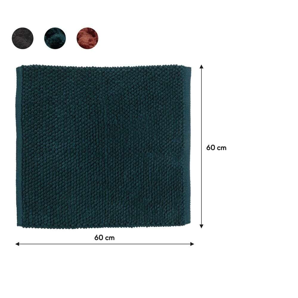 Πατάκι Μπάνιου Sealskin Delhi 800113 Σκούρο Πράσινο 60x60cm - 6