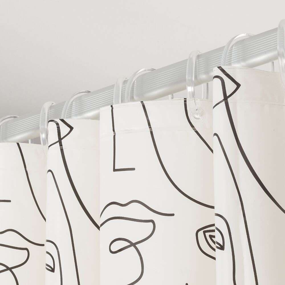 Κουρτίνα Μπάνιου Πλαστική Sealskin Mind 800146 Μαύρο 180x200cm - 2