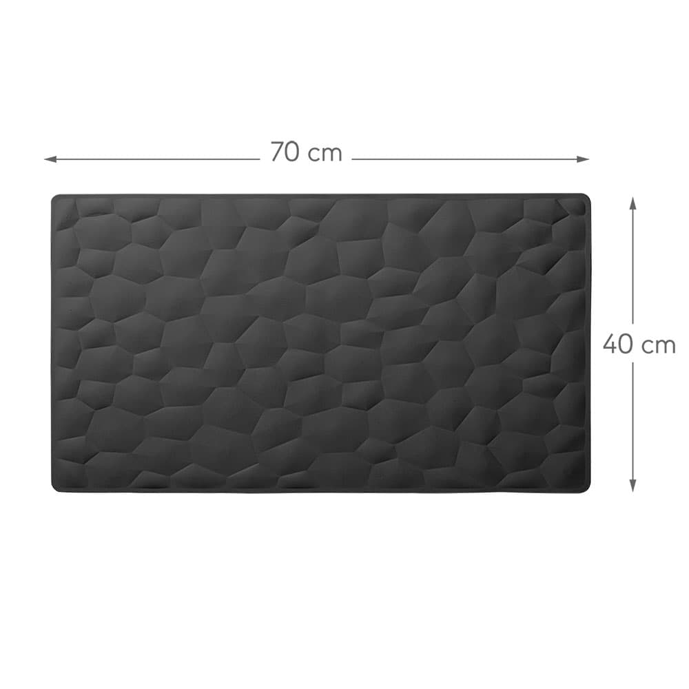 Αντιολισθητικό Πατάκι Μπάνιου Sealskin Jade 800628 Γκρι 40x70cm - 6