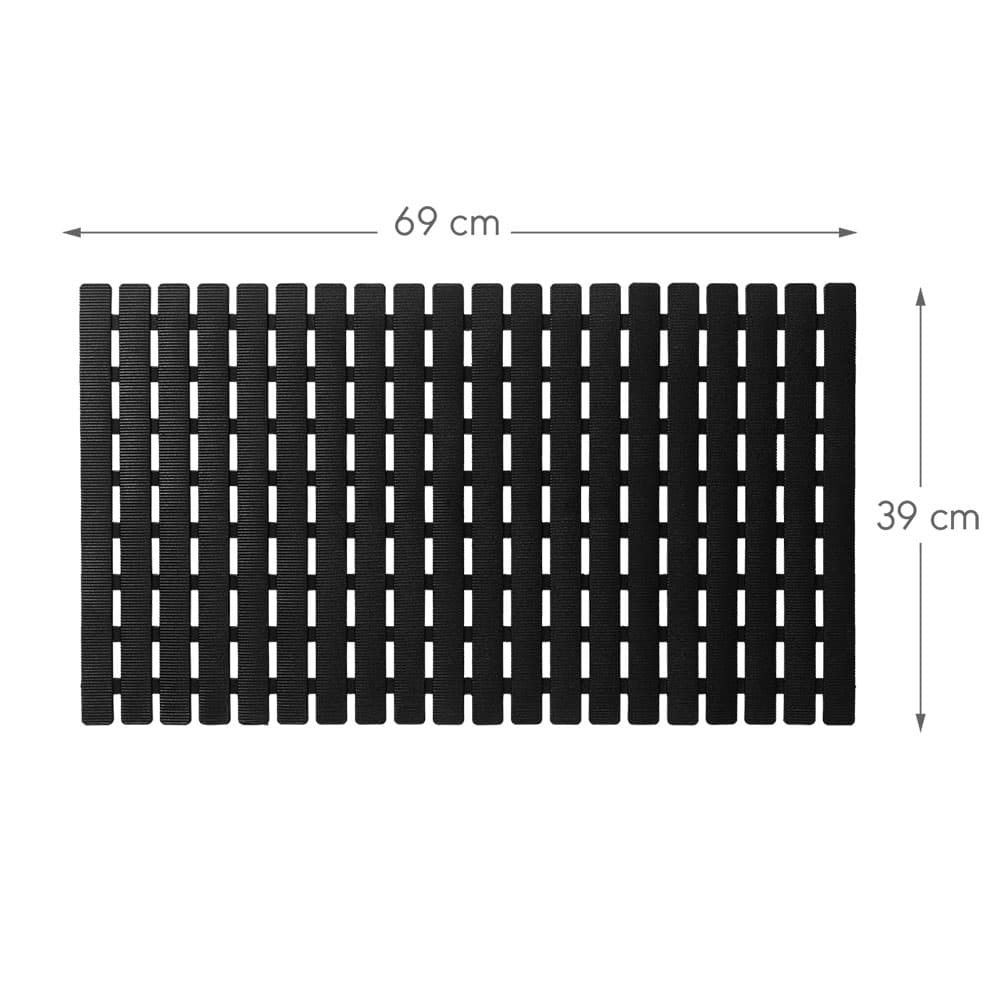 Αντιολισθητικό Πατάκι Μπάνιου Sealskin Nora 800650 Μαύρο 39x69cm - 6