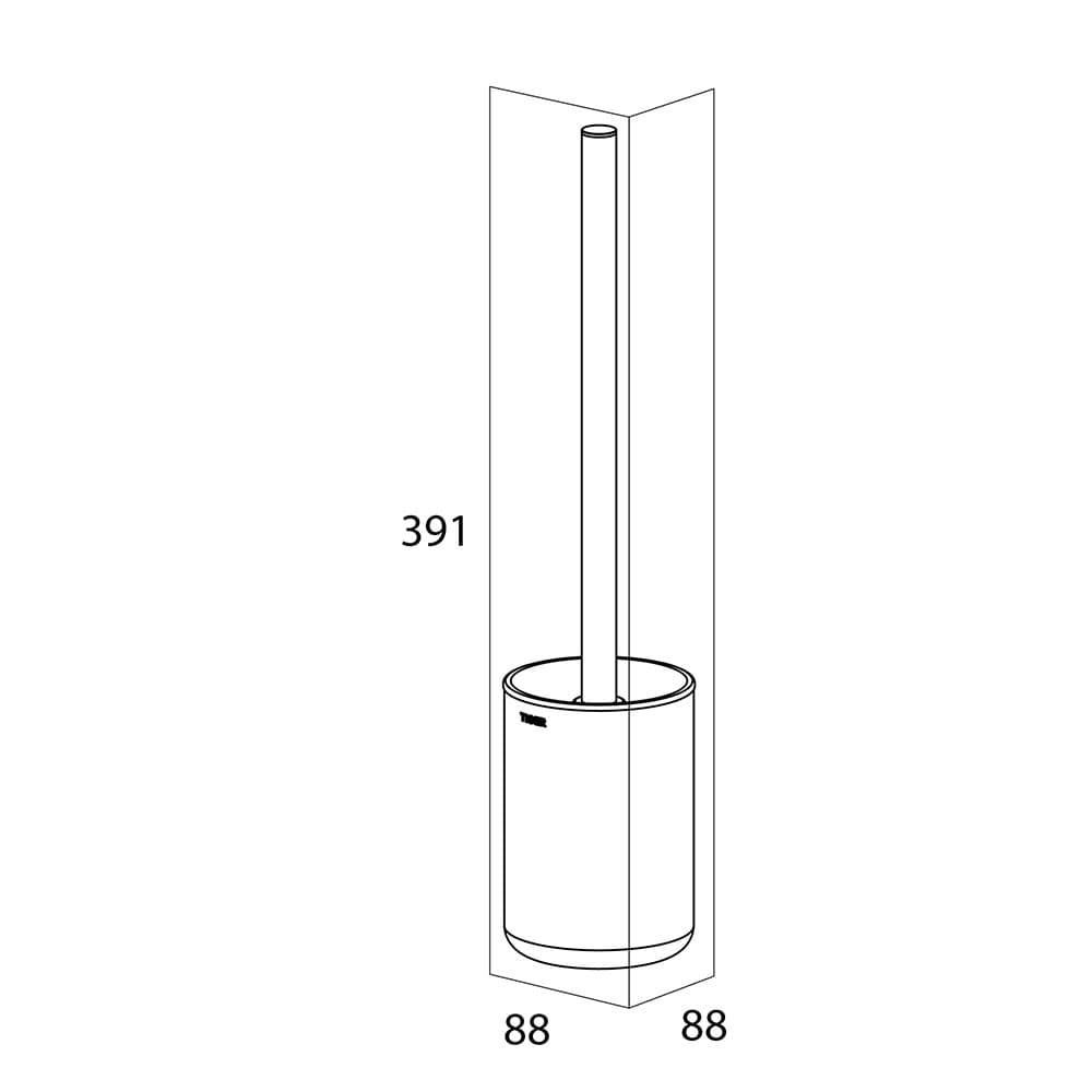 Πιγκάλ Επιδαπέδιο Tiger Cooper 800558 Μαύρο Χρυσό Γυαλιστερό 8,8x12,1x39,1cm - 6
