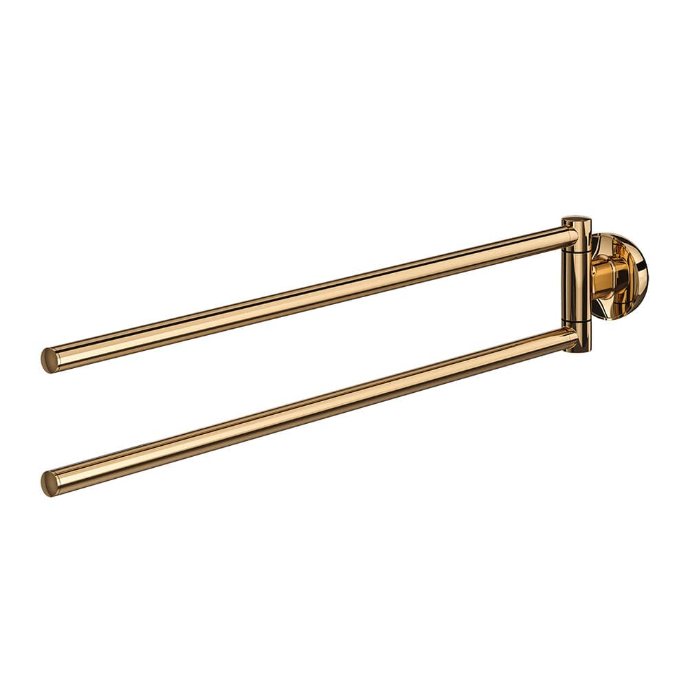 Πετσετοκρεμάστρα Διπλή Tiger Cooper 800559 Χρυσό 46x5,2x7,9cm - 2