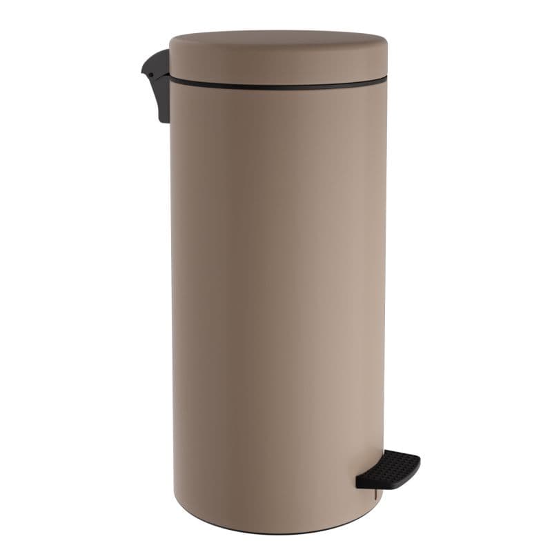 Χαρτοδοχείο Pam 20310-103 20lt soft close Ματ Μπεζ Φ25x55cm