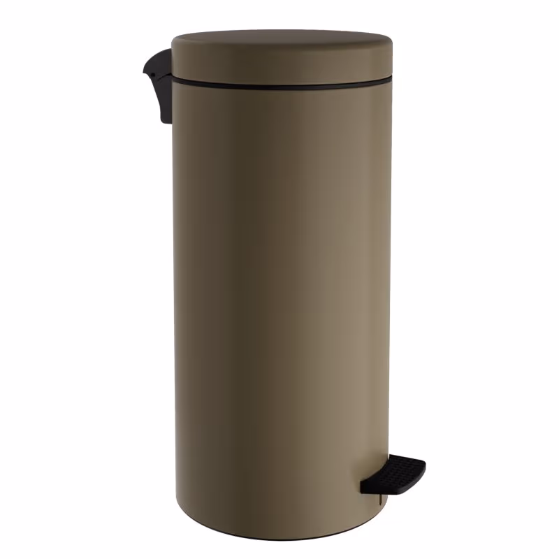 Χαρτοδοχείο Pam 20310-963 20lt soft close Matt Light Bronze Φ25x55cm