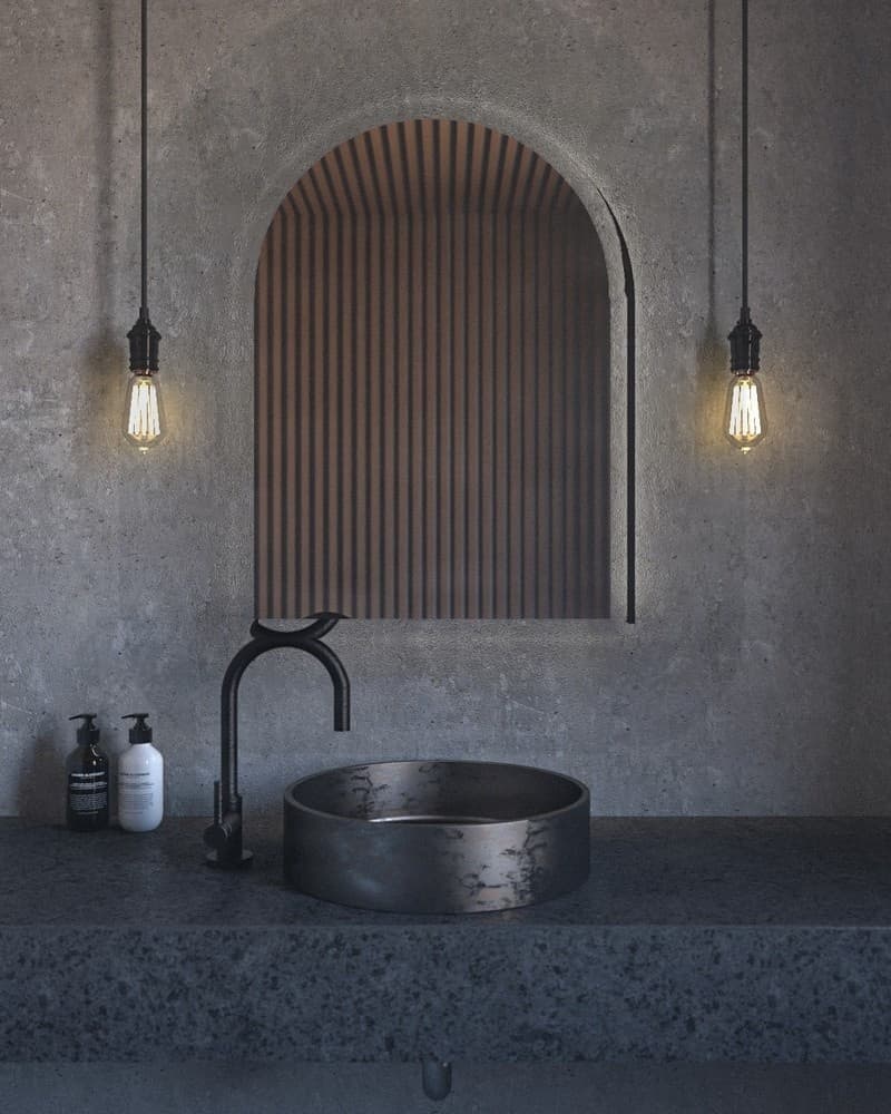 Καθρέπτης μπάνιου Project Mirrors Arch 60x80cm