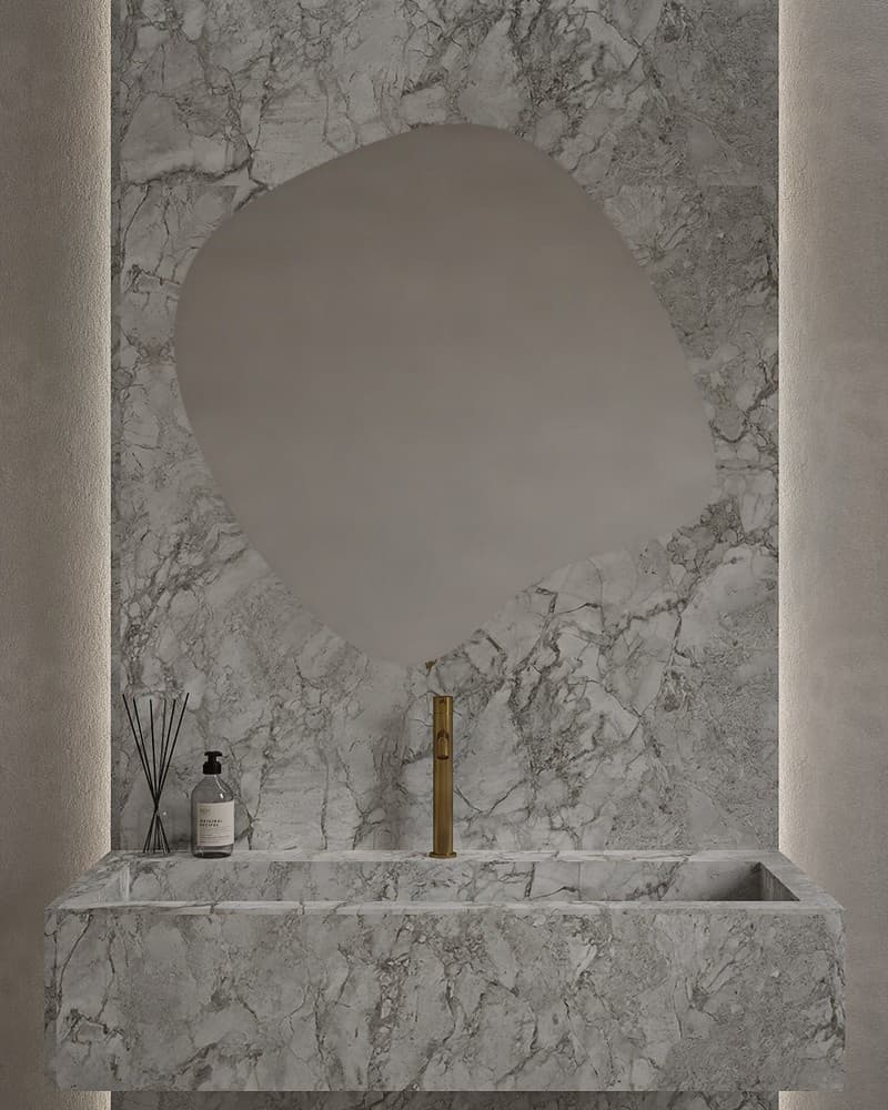 Καθρέπτης μπάνιου Project Mirrors Assymetrical 70x70cm