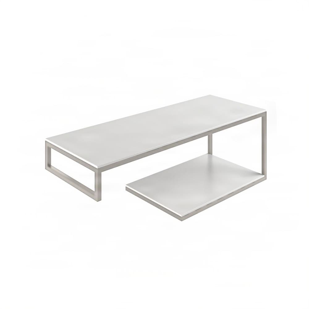 Βάση Νιπτήρα Project Mirrors Base A Ματ Γκρι με Λευκό Πάγκο 120x43cm