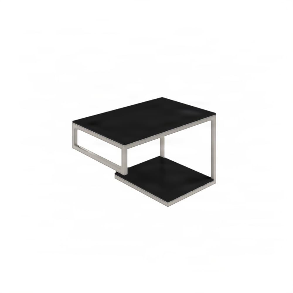 Βάση Νιπτήρα Project Mirrors Base A Ματ Γκρι με Μαύρο Πάγκο 70x43cm