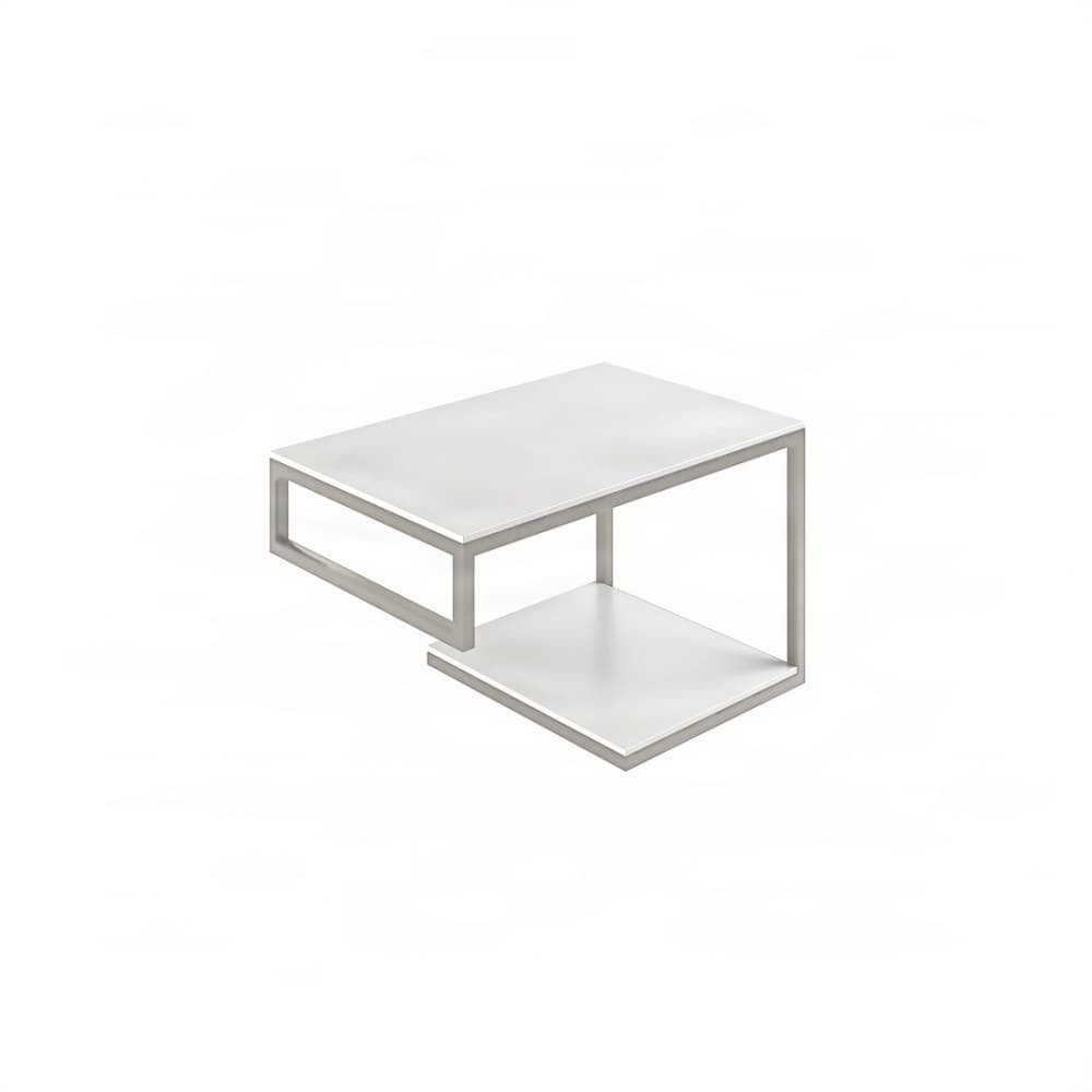 Βάση Νιπτήρα Project Mirrors Base A Ματ Γκρι με Λευκό Πάγκο 70x43cm
