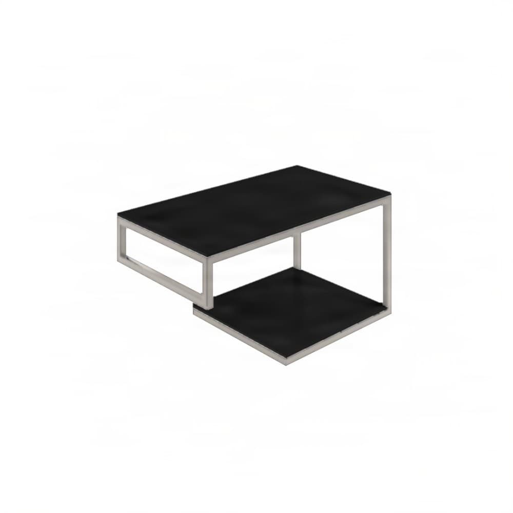 Βάση Νιπτήρα Project Mirrors Base A Ματ Γκρι με Μαύρο Πάγκο 80x43cm