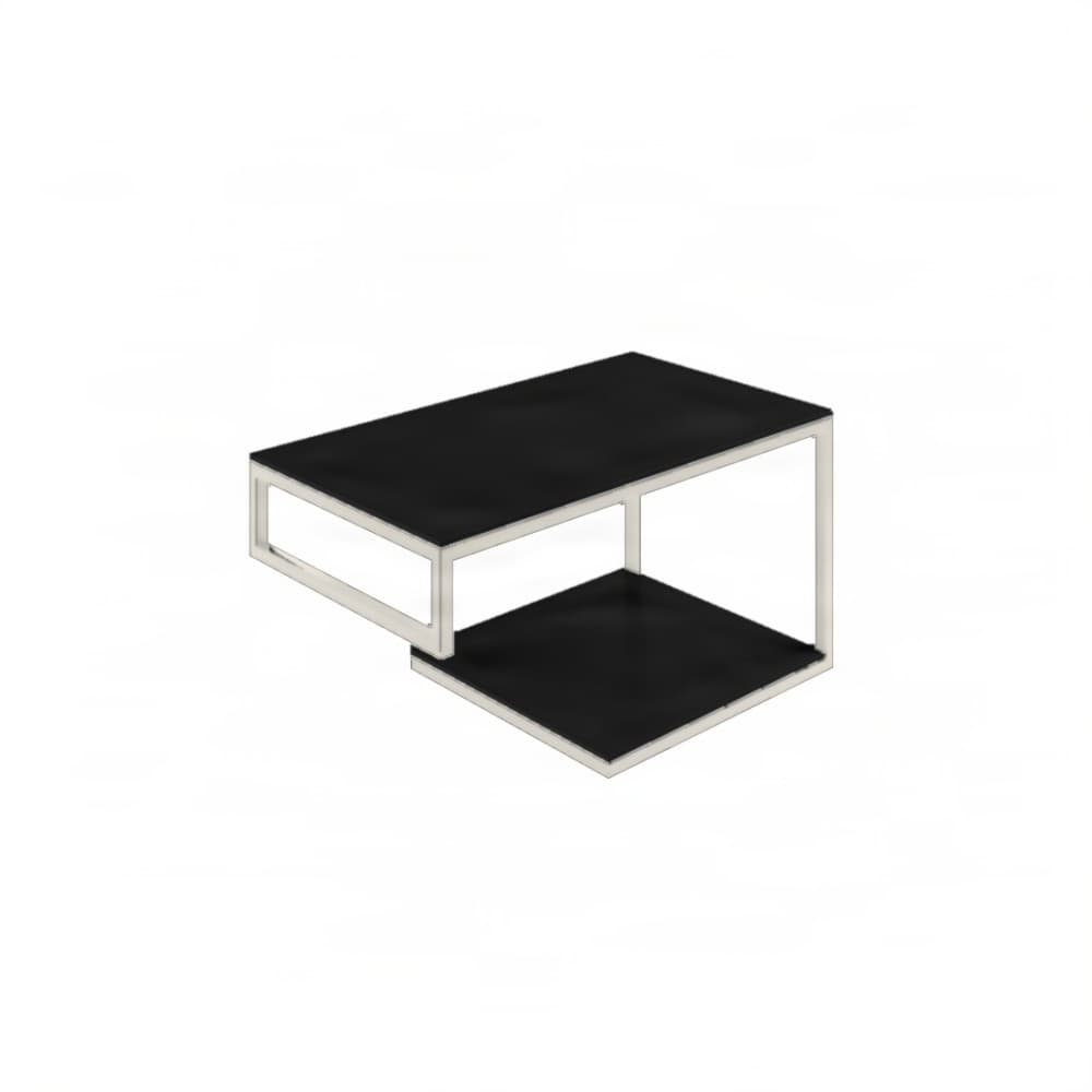 Βάση Νιπτήρα Project Mirrors Base A Ματ Λευκό με Μαύρο Πάγκο 80x43cm