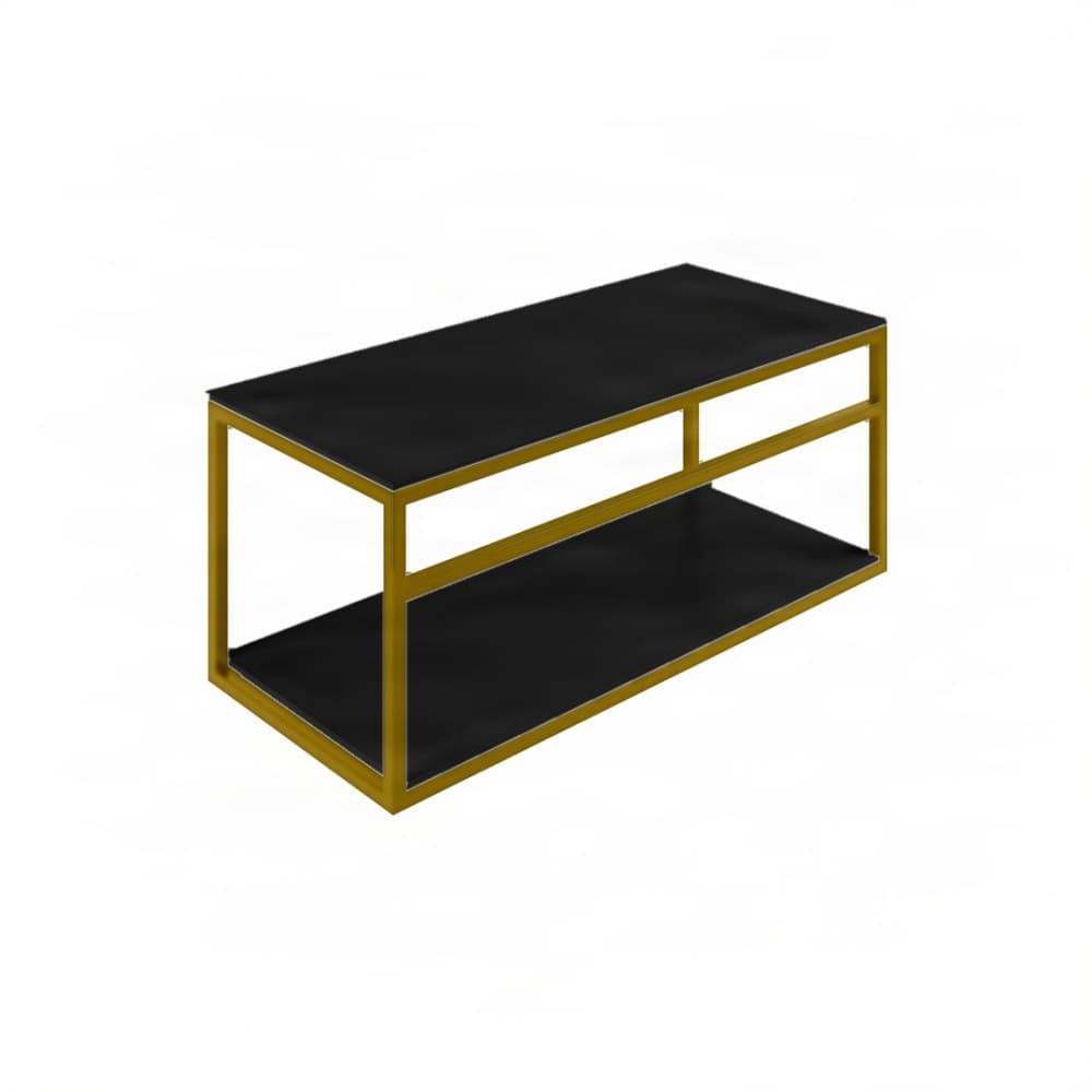 Βάση Νιπτήρα Project Mirrors Base B Ματ Χρυσό με Μαύρο Πάγκο 100x43cm
