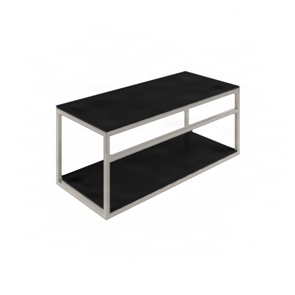 Βάση Νιπτήρα Project Mirrors Base B Ματ Γκρι με Μαύρο Πάγκο 100x43cm