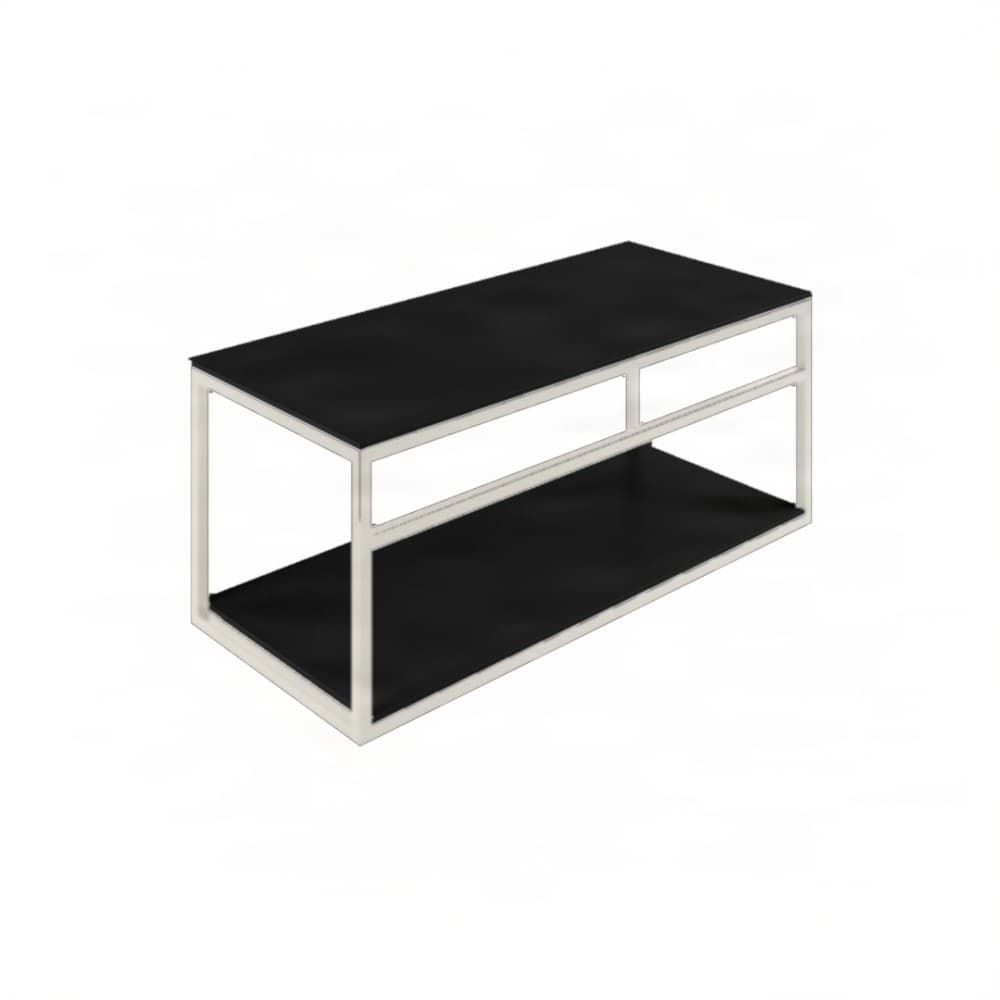 Βάση Νιπτήρα Project Mirrors Base B Ματ Λευκό με Μαύρο Πάγκο 100x43cm