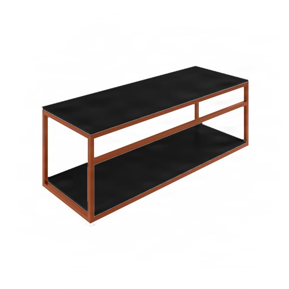 Βάση Νιπτήρα Project Mirrors Base B Ματ Χαλκός με Μαύρο Πάγκο 120x43cm